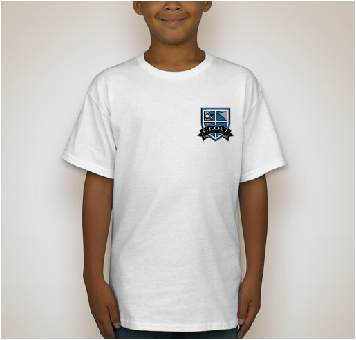 White T-Shirt with Logo - Youth